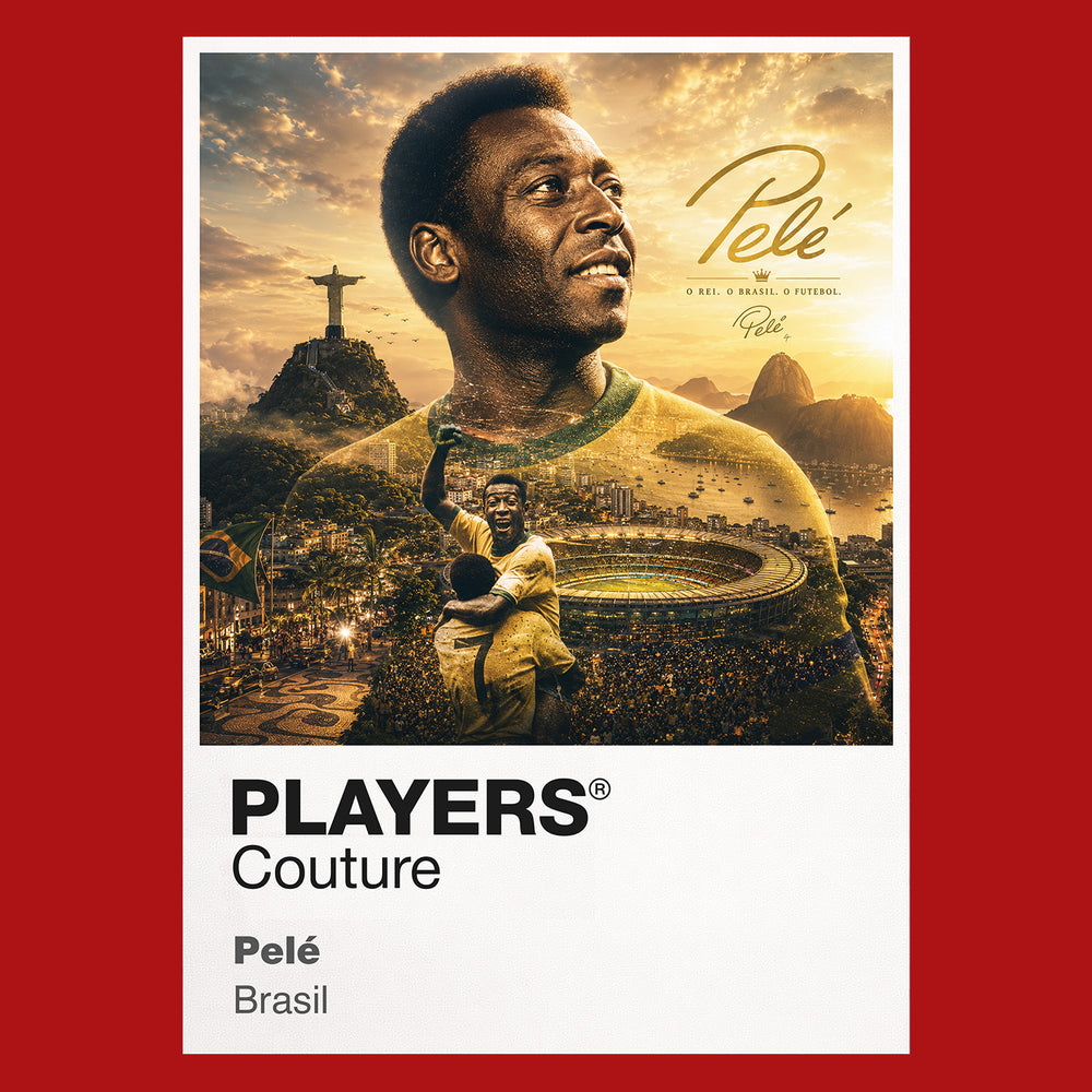 Pele Brazil Atlas Frame artwork by Players Couture
