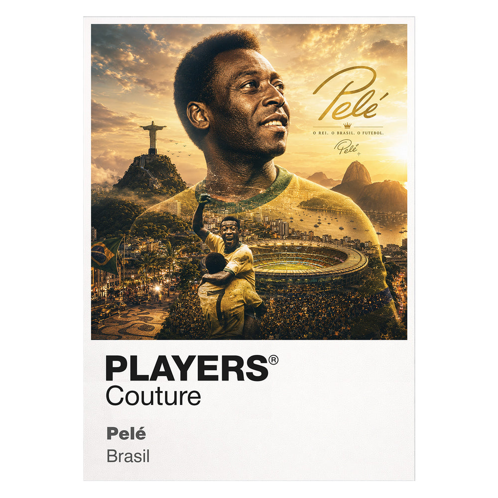 Pele Brazil Atlas Frame artwork by Players Couture