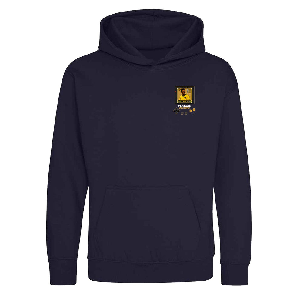 Pele 1P 8-Bit hoodie retro gaming design by Players Couture