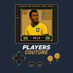 Pele 1P 8-Bit hoodie retro gaming design by Players Couture