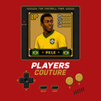 Pele 1P 8-Bit hoodie retro gaming design by Players Couture