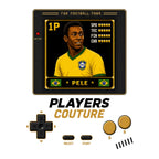 Pele 1P 8-Bit t-shirt retro gaming design by Players Couture