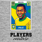 Pele World Cup Sticker Kids Hoodie – pele grey Players Couture design