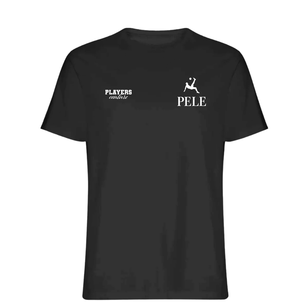 Pele Logo Players Couture Mens T-Shirt Black