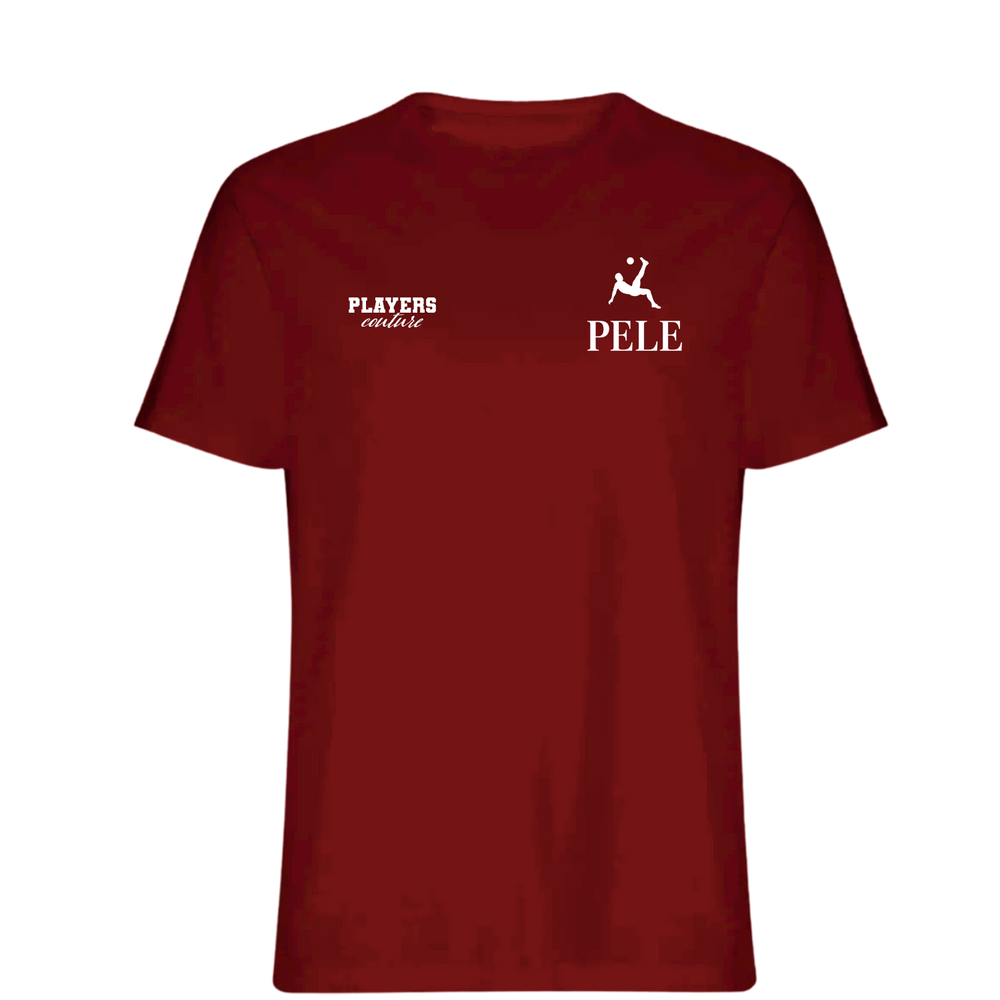 Pele Logo Players Couture Mens T-Shirt Red