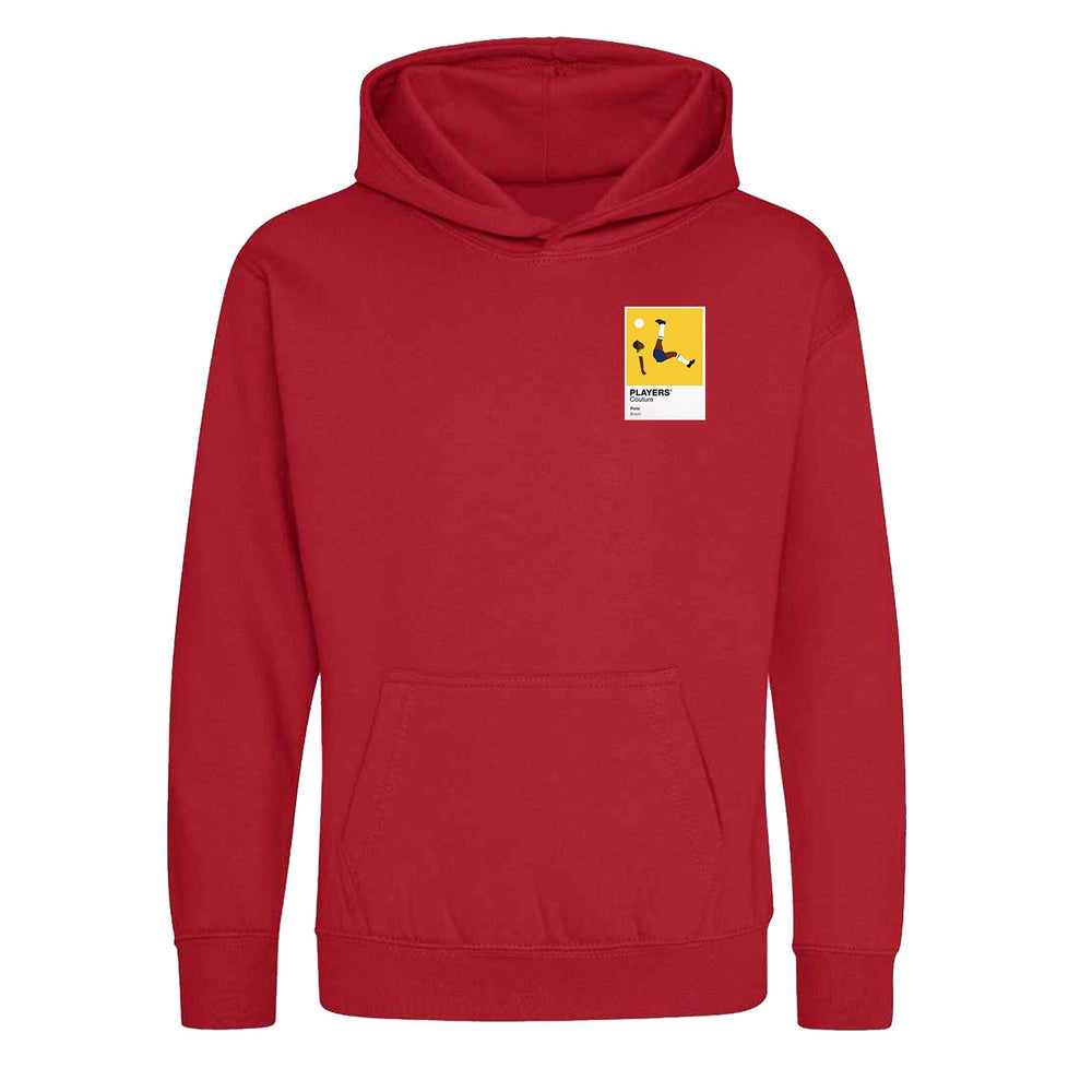 Pele Players Couture Kids Red Hoodie