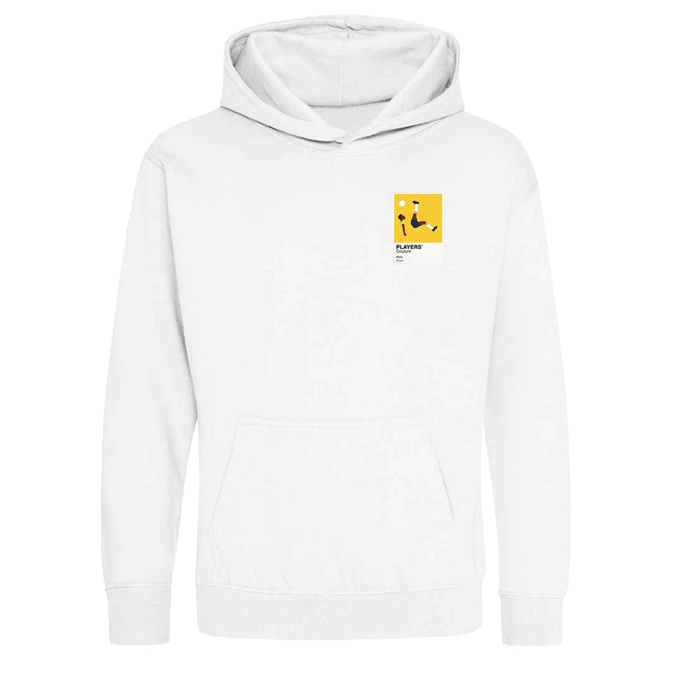 Pele Players Couture Kids White Hoodie