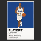 Penny Hardaway Magic Basketball Icon Frame Men's Hoodie