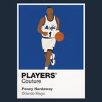 Penny Hardaway Magic Basketball Icon Frame Men's Hoodie