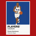 Penny Hardaway Magic Basketball Icon Frame Men's Hoodie