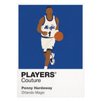 Penny Hardaway Magic Basketball Icon Frame Men's Hoodie