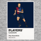 Pep Guardiola Barcelona grey Icon Frame artwork detail