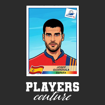 Pep Guardiola World Cup Sticker Men's Hoodie – pep guardiola black Players Couture design