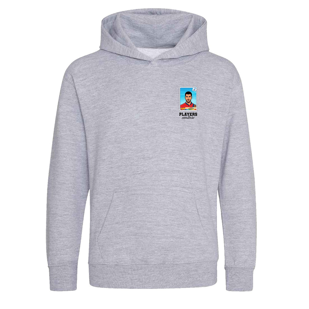 Pep Guardiola World Cup Sticker Kids Hoodie – pep guardiola sticker kids grey hoodie Players Couture design