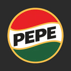 Pepe Logo Men's Hoodie – black close-up detail shot of the Pepe Players Couture logo design