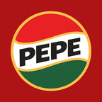 Pepe Logo Men's Hoodie – red close-up detail shot of the Pepe Players Couture logo design
