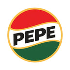 Pepe Logo Men's Hoodie – white close-up detail shot of the Pepe Players Couture logo design