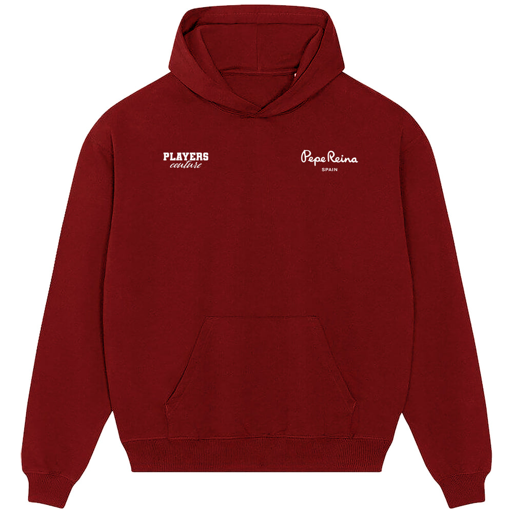 Pepe Reina Logo Players Couture Men's Casual Hoodie Red