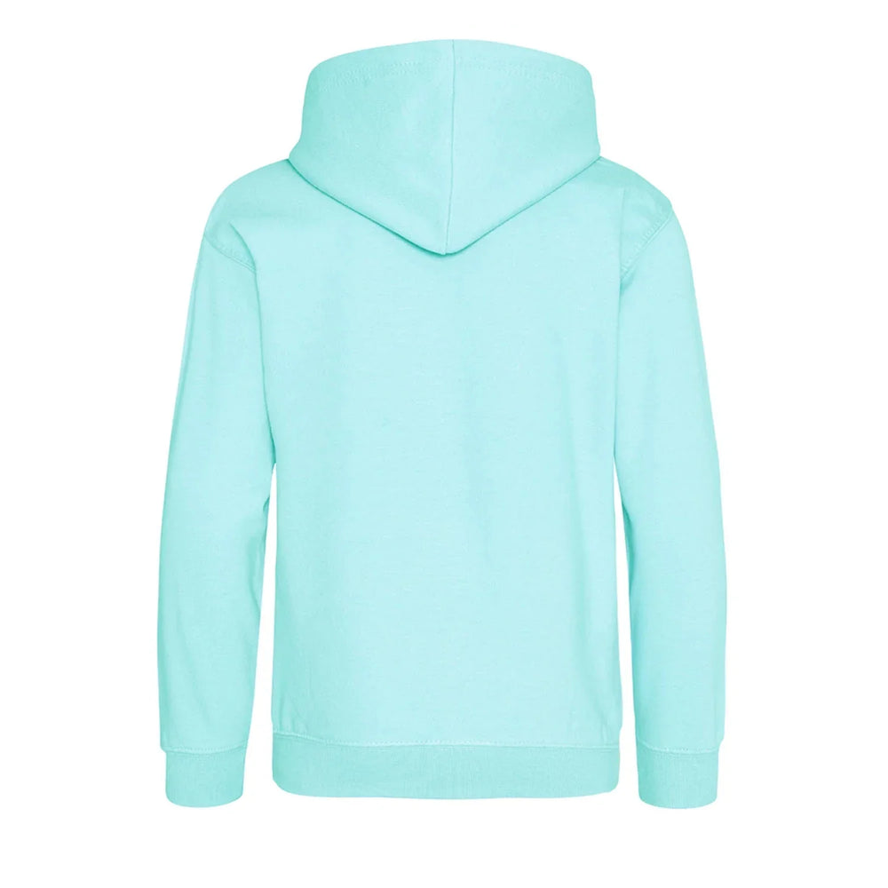 Essentials Collection hoodie – navy kids' hoodie with white Essentials Collection letters and Players Couture logo on the