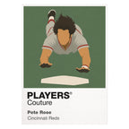 Pete Rose Reds Baseball Icon Frame - Icon Design