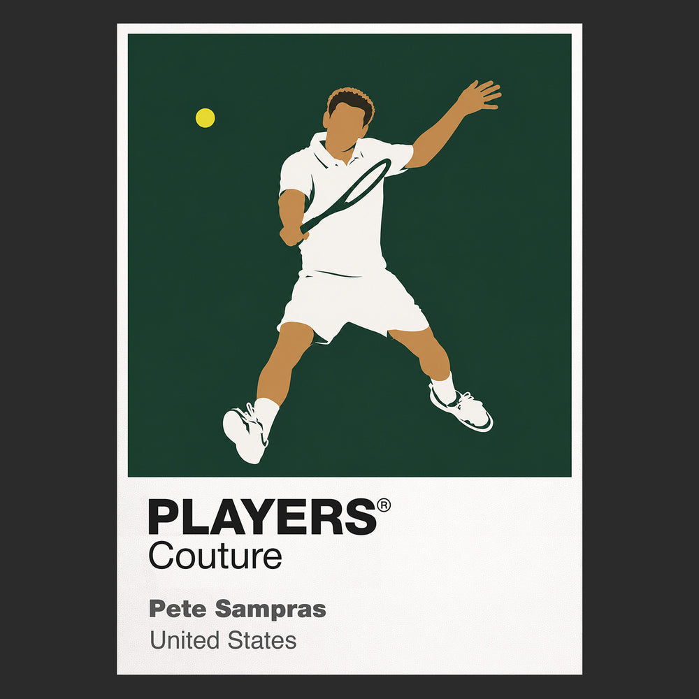 Pete Sampras Tennis Icon Frame Men's T-Shirt