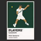 Pete Sampras Tennis Icon Frame Men's Hoodie