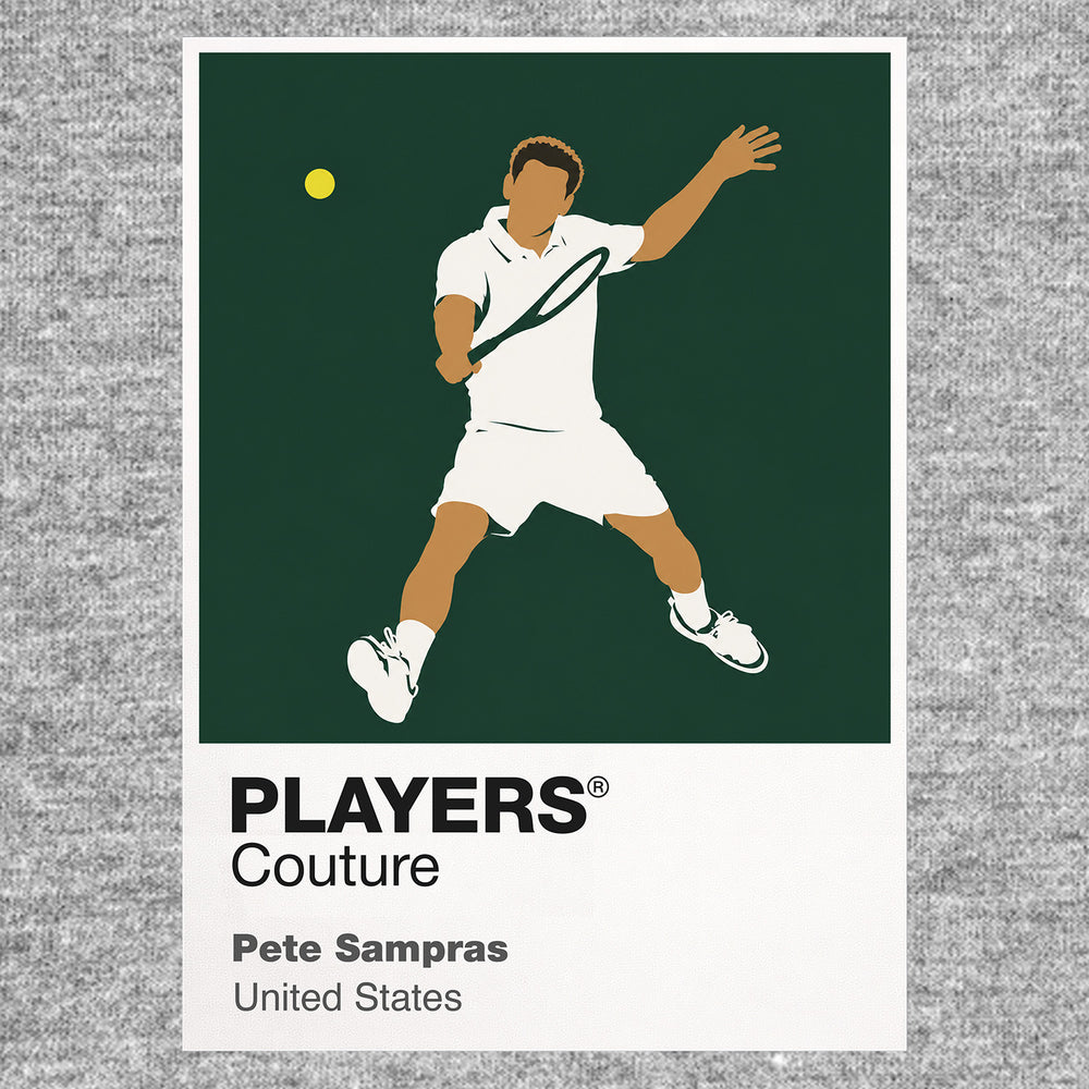 Pete Sampras Tennis Icon Frame Men's T-Shirt