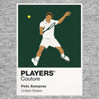 Pete Sampras Tennis Icon Frame Men's Hoodie