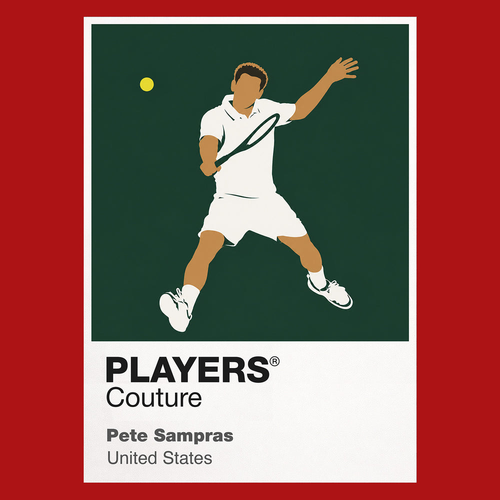 Pete Sampras Tennis Icon Frame Men's T-Shirt