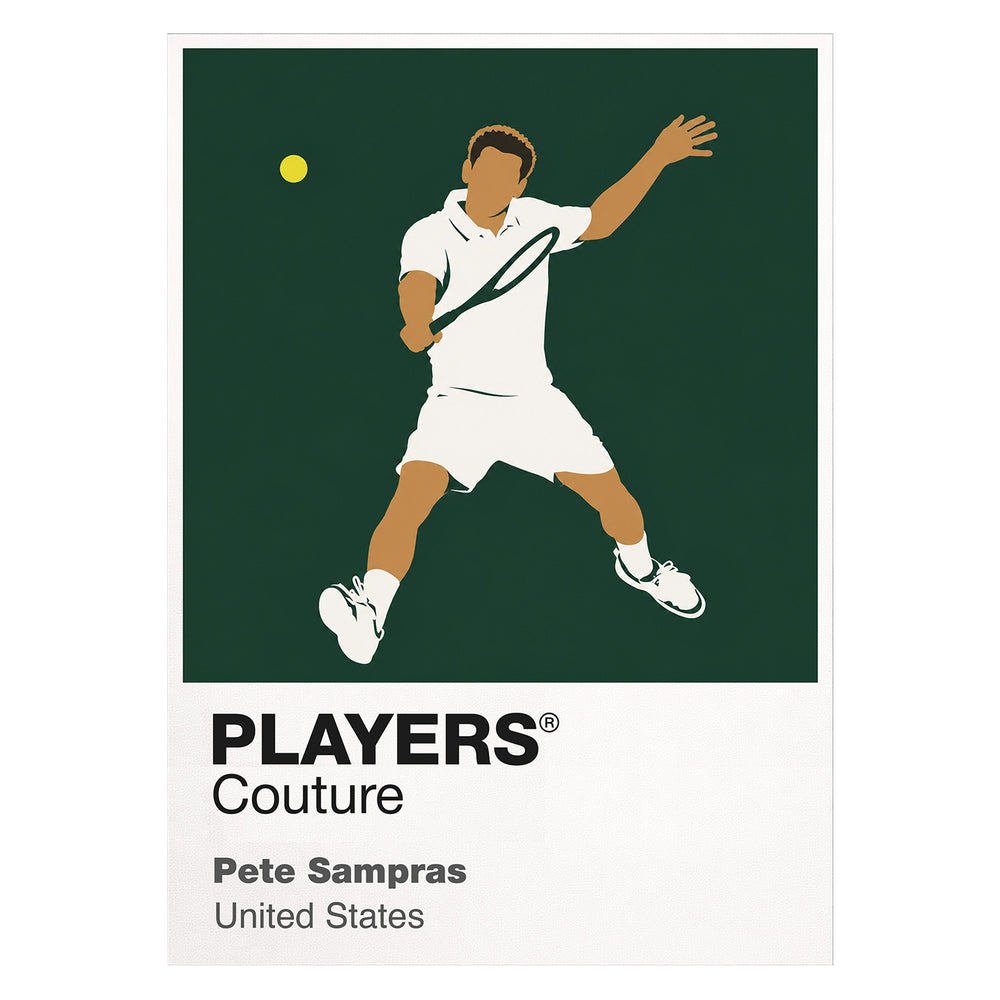 Pete Sampras Tennis Icon Frame Men's T-Shirt