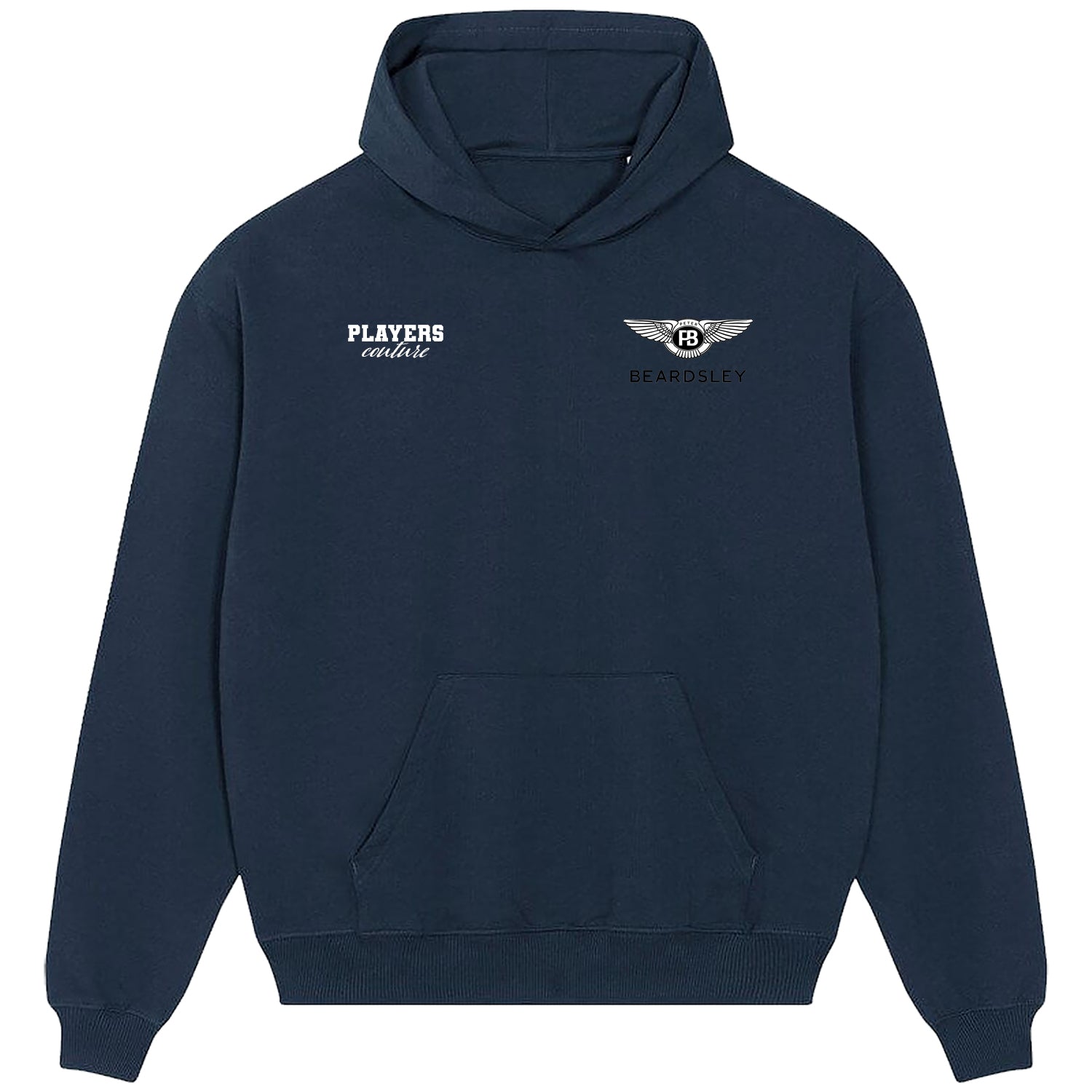 Peter Beardsley Logo Players Couture Men's Casual Hoodie Navy