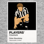 Peter Beardsley Newcastle United Icon Frame — Gray