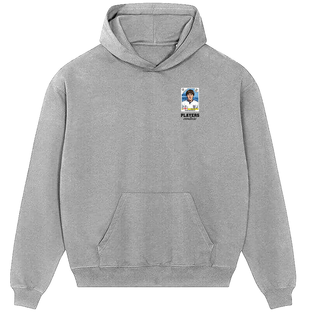 Peter Beardsley World Cup Sticker Men's Hoodie – peter beardsley sticker mens grey hoodie Players Couture design
