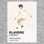 Peter Lorimer Leeds United Icon Frame — Gray