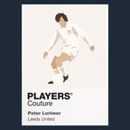 Peter Lorimer Leeds United Icon Frame — Navy