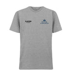 Peter Lorimer t-shirt – grey men's t-shirt featuring the Peter Lorimer Players Couture logo