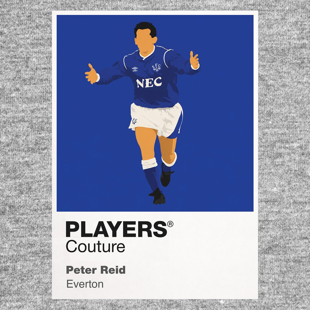 Peter Reid Everton Men's T-Shirt - Grey