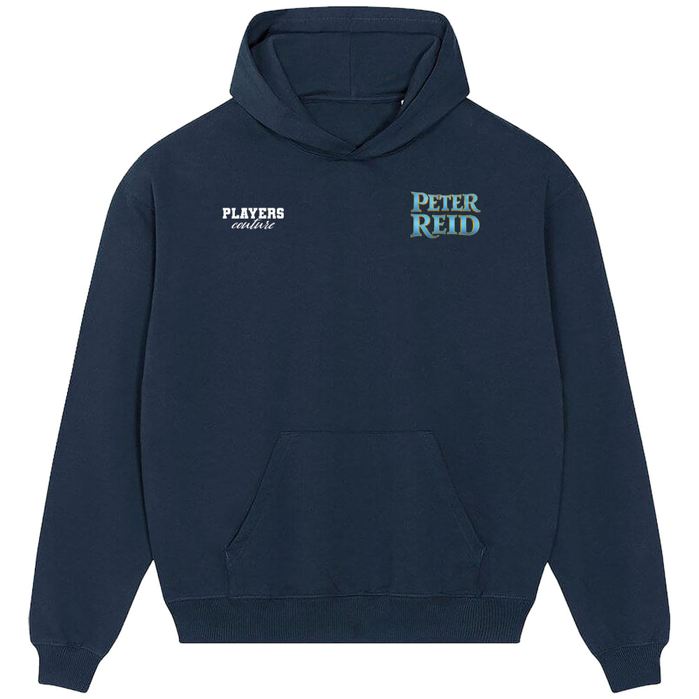 Peter Reid Logo Players Couture Men's Casual Hoodie Navy