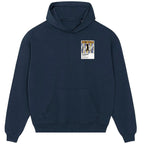 Peter Schmeichel 1 Football hoodie – navy men's hoodie featuring the Peter Schmeichel 1 Football Players Couture logo