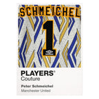 Peter Schmeichel 1 Football Shirt Frame Men's Hoodie – white close-up detail shot of the Peter Schmeichel 1 Football Players