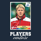 Peter Schmeichel World Cup Sticker Men's Hoodie – peter schmeichel navy Players Couture design