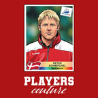 Peter Schmeichel World Cup Sticker Kids Hoodie – peter schmeichel red Players Couture design