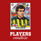 Peter Shilton World Cup Sticker Men's Hoodie – peter shilton red Players Couture design