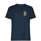 Peter Shilton World Cup t-shirt – navy men's t-shirt featuring the Peter Shilton World Cup Players Couture logo