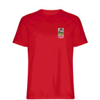 Peter Shilton World Cup t-shirt – red men's t-shirt featuring the Peter Shilton World Cup Players Couture logo