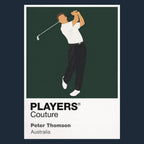 Peter Thomson Golf Icon Frame Men's Polo Shirt in Navy - Players Couture Streetwear