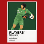 Petr Čech Arsenal red Icon Frame artwork detail