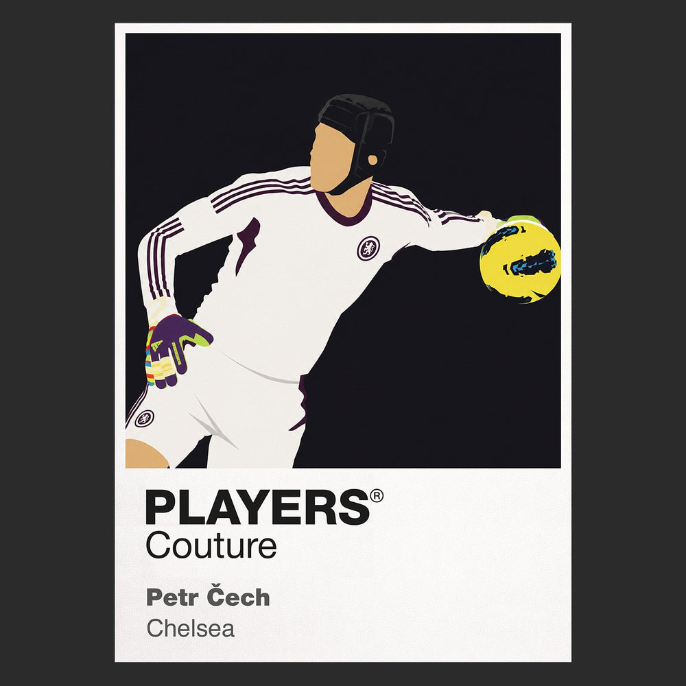Petr Čech Chelsea black Icon Frame artwork detail