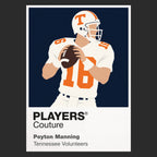 Peyton Manning Tennessee Volunteers American Football Icon Frame Men's T-Shirt