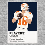 Peyton Manning Tennessee Volunteers American Football Icon Frame Men's T-Shirt